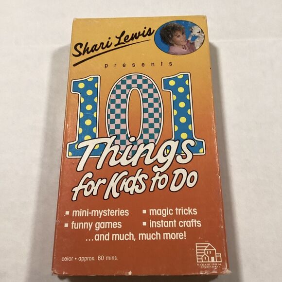 Shari Lewis Presents 101 Things For Kids To Do VHS Tested - Picture 1 of 2